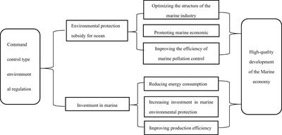 The influence of environmental regulation on high-quality development of marine economy from different subjects’ perspectives